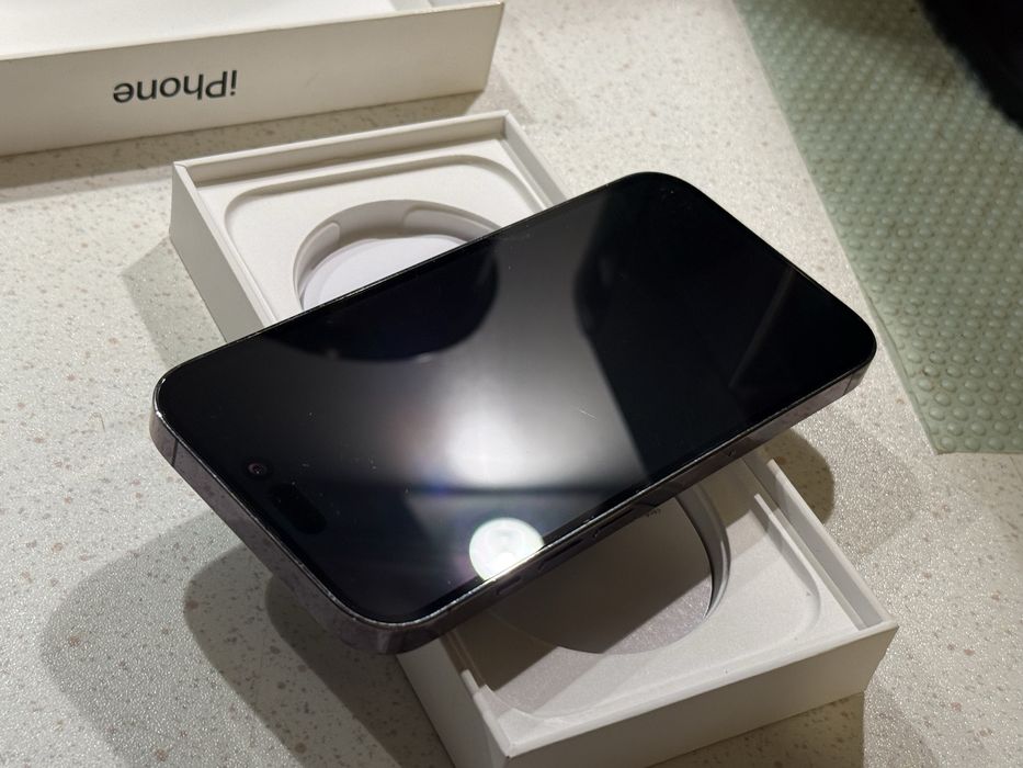 iPhone 14 Pro 128GB Deep Purple – Отличен, 100% Батерия.