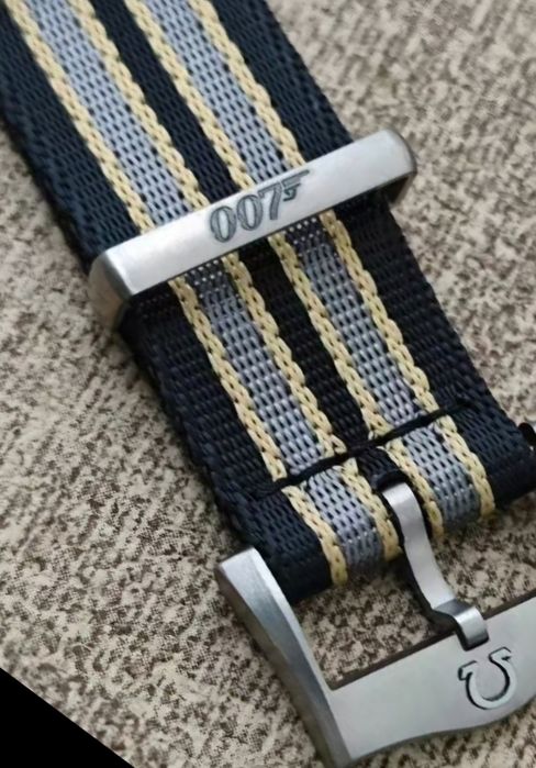 Curea textila de prima echipare Omega Seamaster 007 Edition