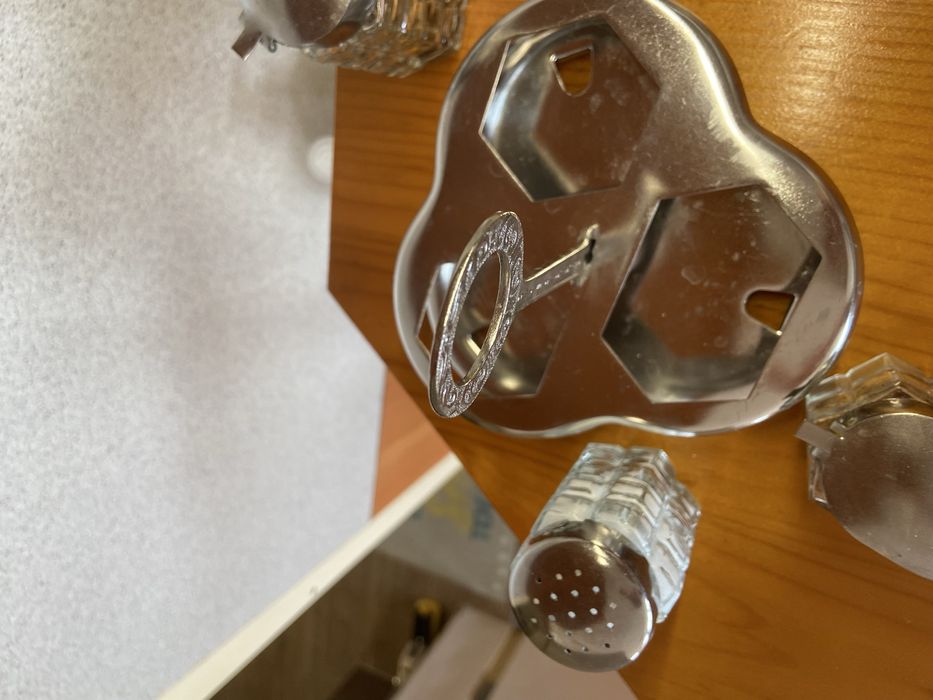 Винтидж сет за подправки, СССР, неръждаема стомана