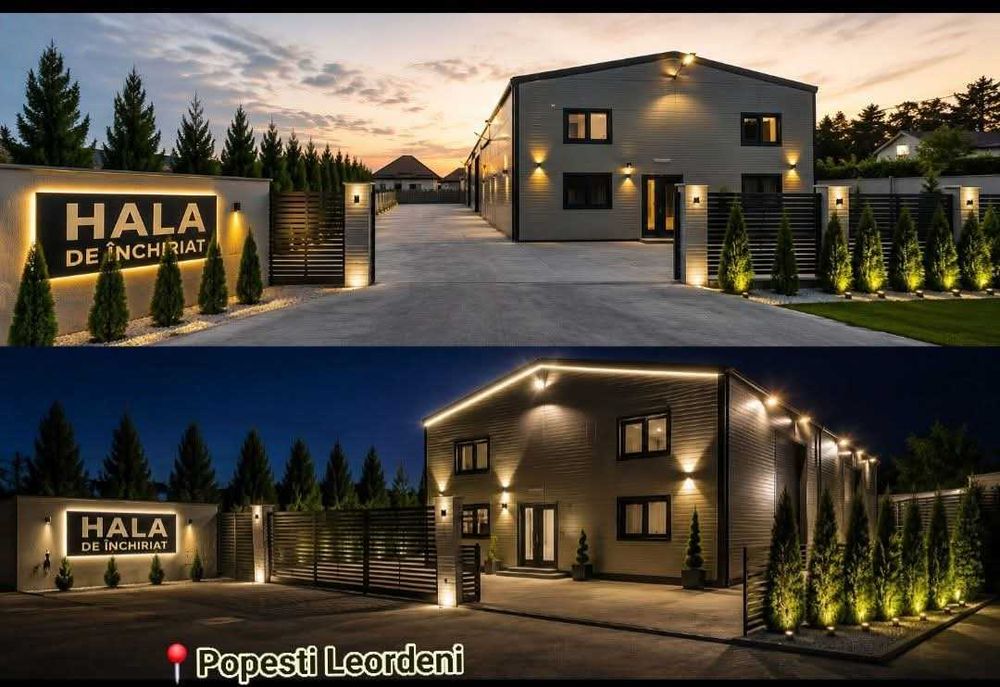 HALĂ De Inchiriat Nou– 370 MP + 700 MP Curte Betonata !