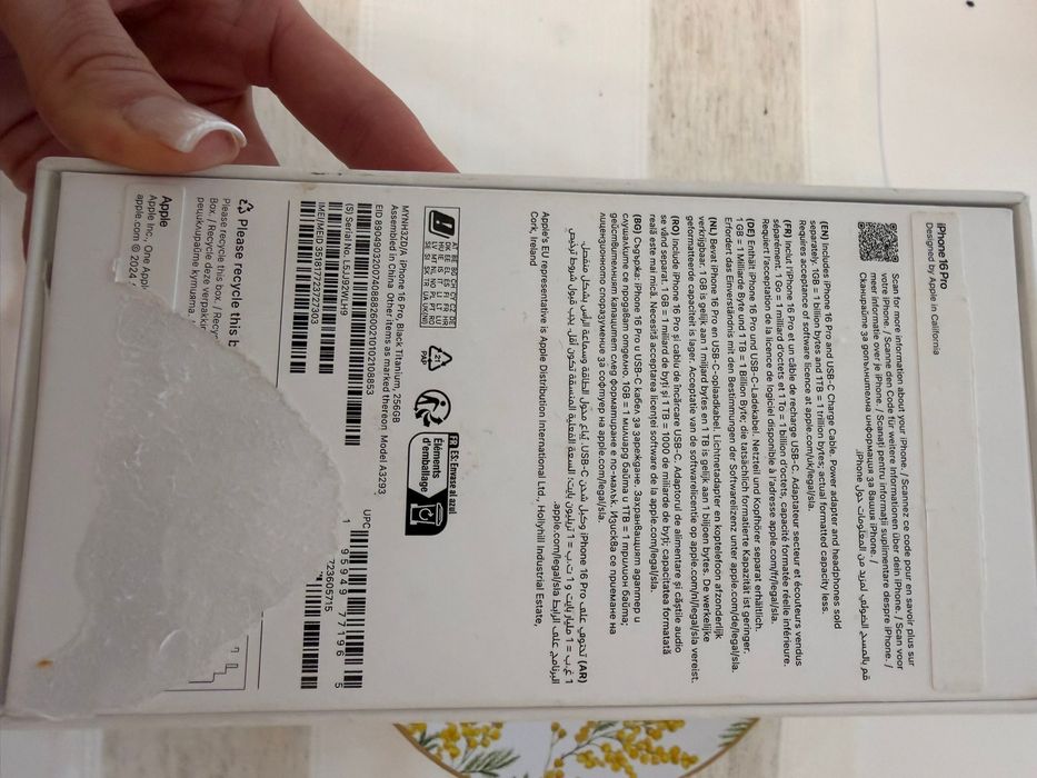 Iphone 16 PRO 256Gb 91% baterie