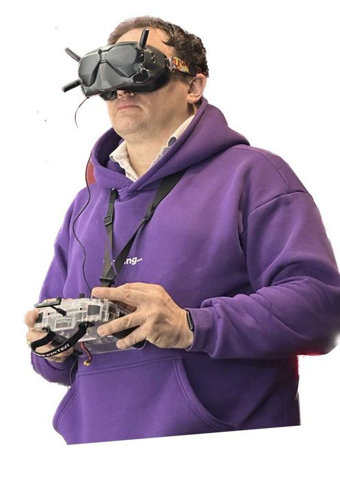 Съемка на FPV дрон