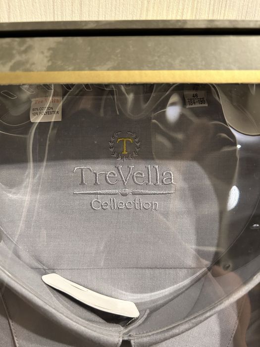 Мужская рубашка серая