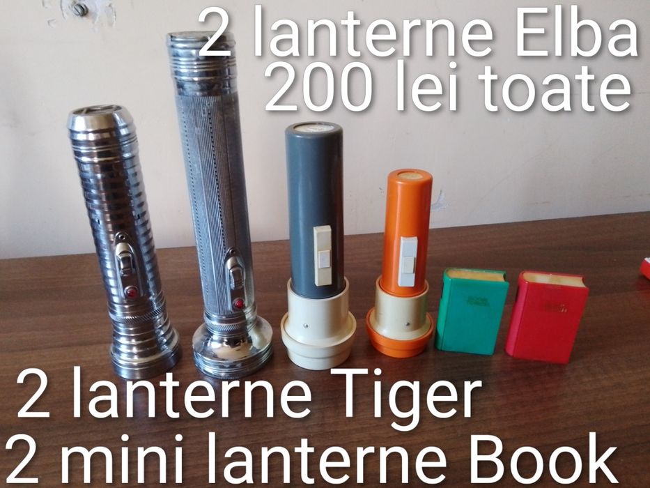 Vând 6 lanterne mai vechi anii '60,'70,'80