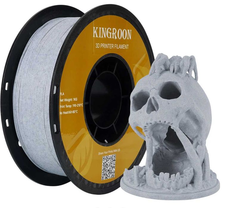Пластик для 3D принтера KINGROON PLA (мрамор / гранит), 1 кг