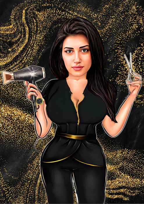 Карикатура по снимка , подарък карикатури дигитални , за мъж , за жена