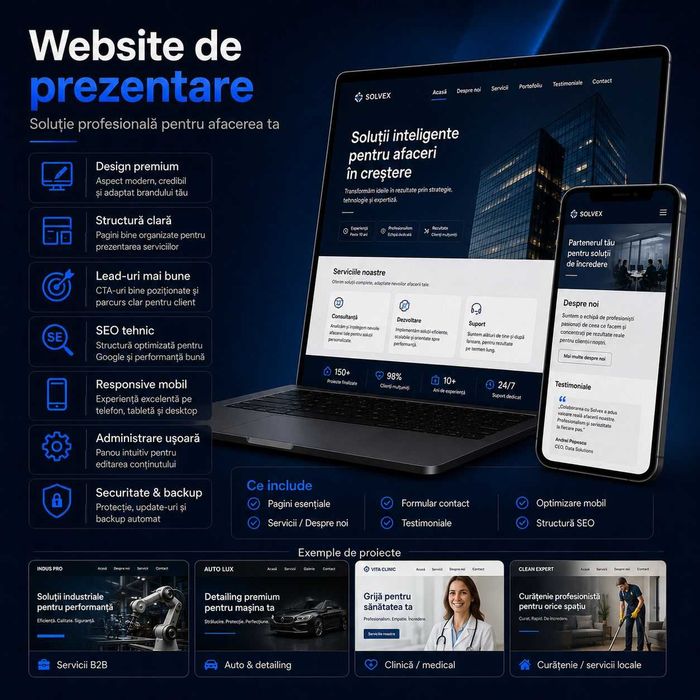 Creare website profesional & magazin online | Web Design & SEO
