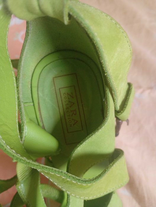 Sandale Zara verzi Nr 37
