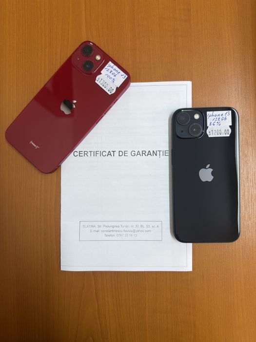 Iphone 13 diferite memorii si culori, garantie
