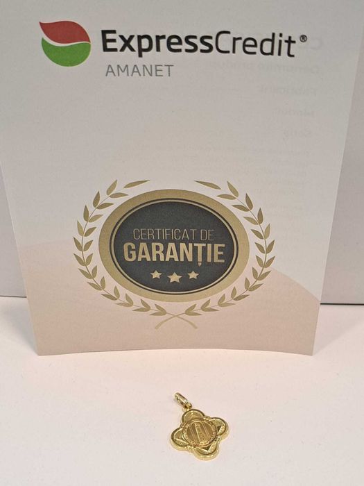 (AG41) Pandativ aur, 18K B5525 Certificat de garantie