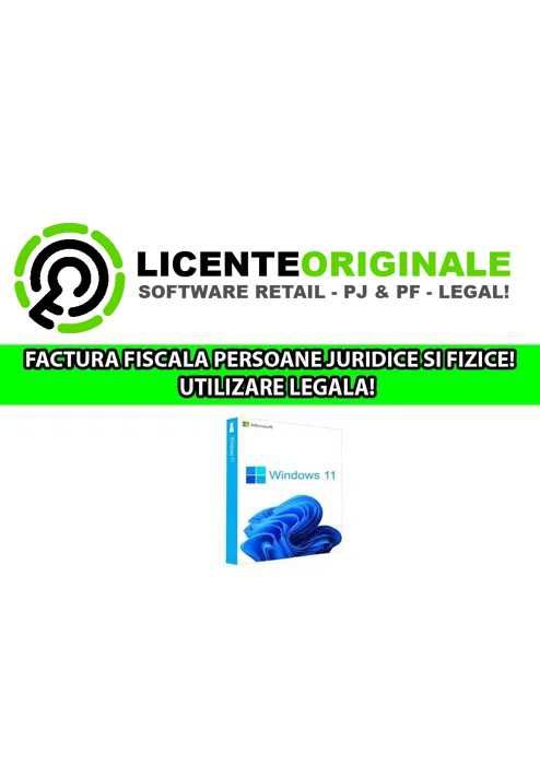 Licente Originale: Windows 11 Pro & Home (RETAIL, FACTURA FISCALA)
