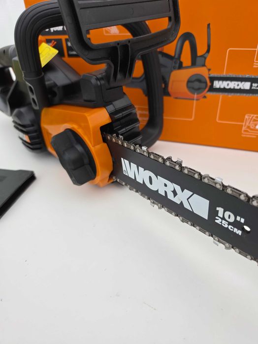 Drujba 18V WORX WG322E, 20V, lama 25 cm, sistem automat de tensionare