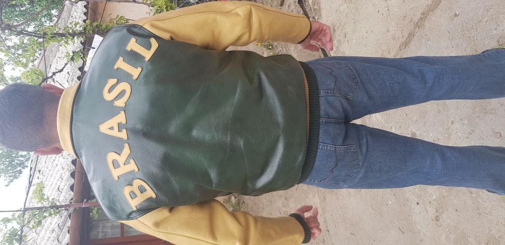 Geacă din piele unicat