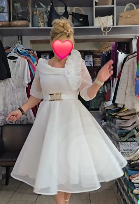 Rochie elegantă albă