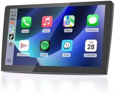 9" 2DIN радио CarPlay Android Auto Bluetooth DSP GPS HD задна камера