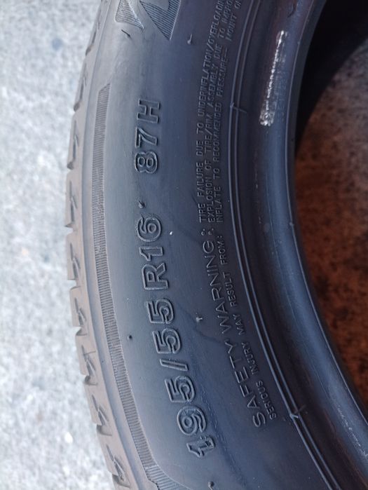 4 anvelope de vara ca noi Bridgestone 195/55 R16 dot 1318