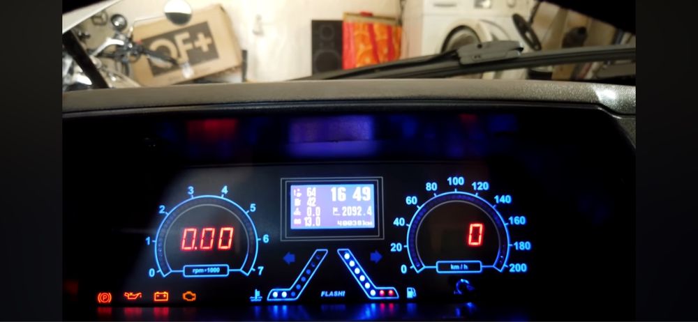 Щиток приборов ваз 2114/09/10 Flash X1