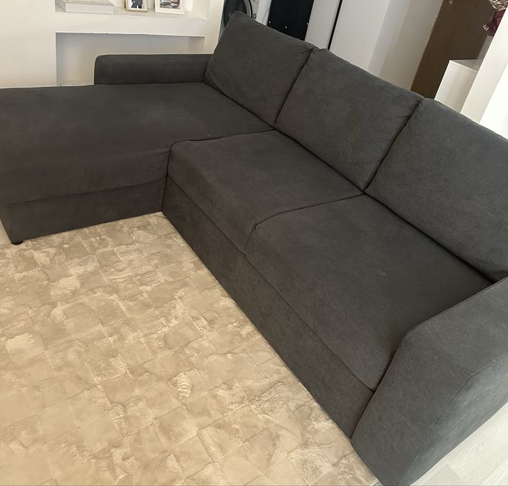Разтегателен ъглов диван (ляв)