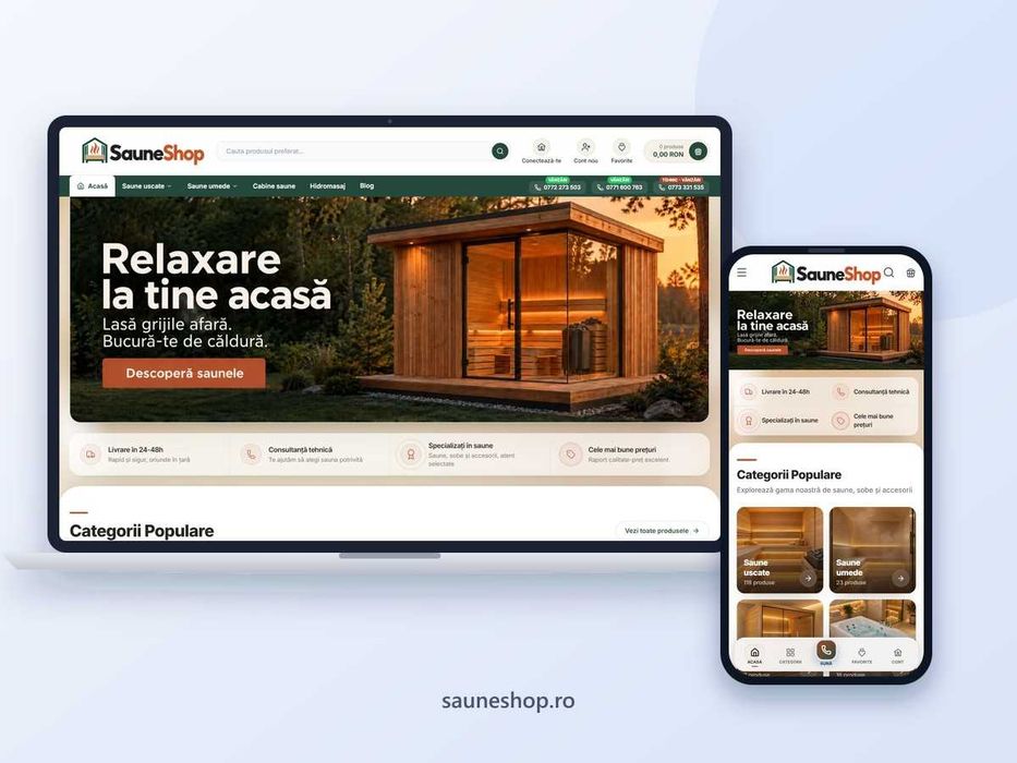 Creare site de prezentare pentru firma ta - NotiAds