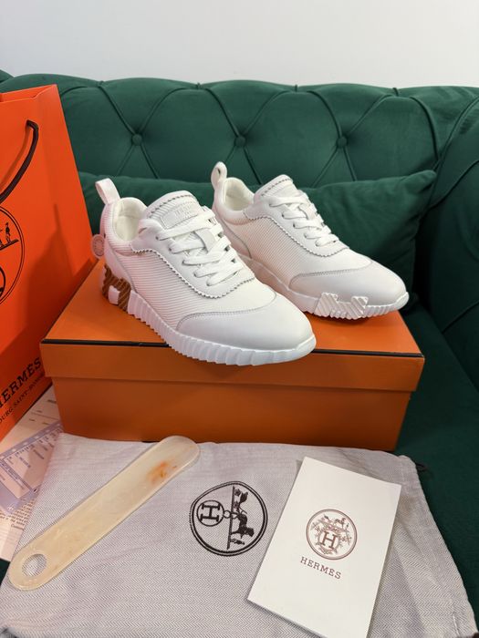 Adidasi Hermes piele naturala 100% Full Box colectie noua