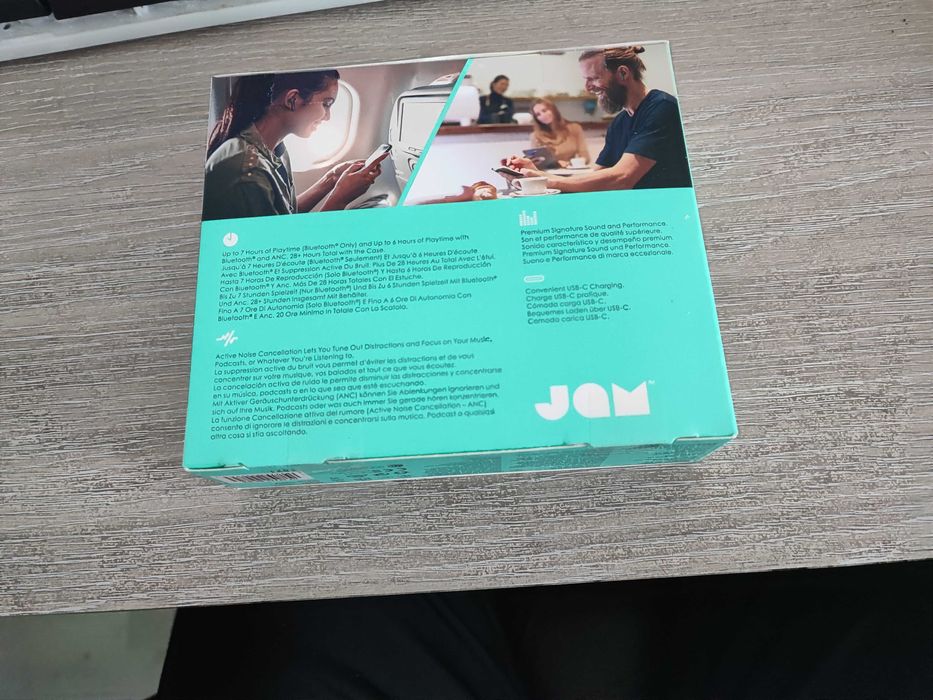 Безжични слушалки JAM - TWS ANC - неизползвани и неразопаковани