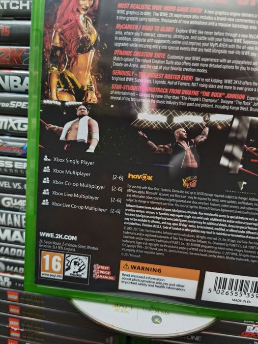Joc/jocuri W2k18/wwe2k18 Xbox One original