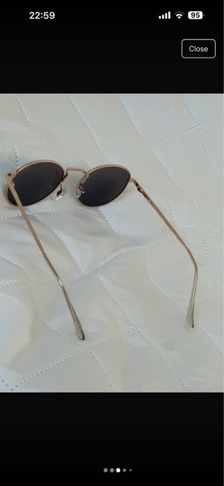 Ray Ban round metal green
