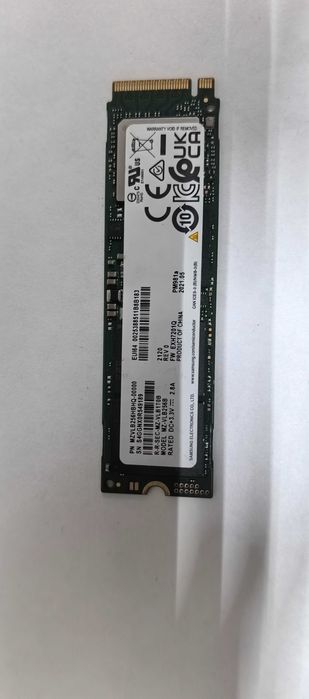 Ssd M2 NVME Samsung и другие 256gb