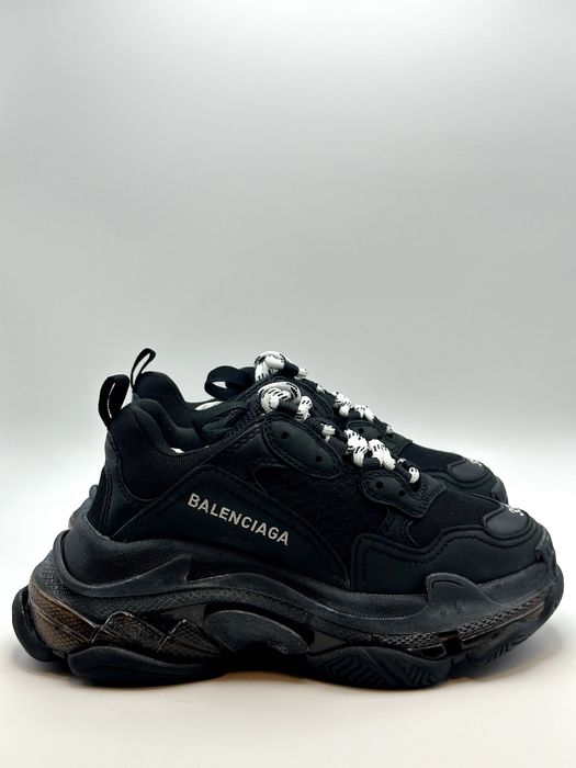 Balenciaga Triple S Black Clear Sole Man Sneakers