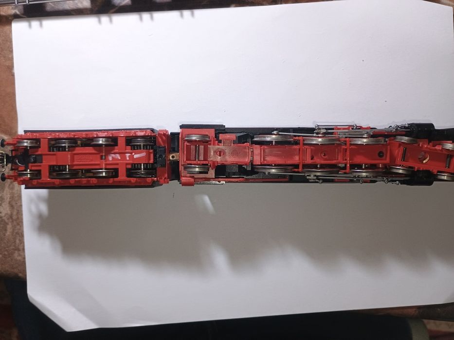 Locomotiva cu aburi BR01 1512 Piko, machetă trenuleț electric vagon HO