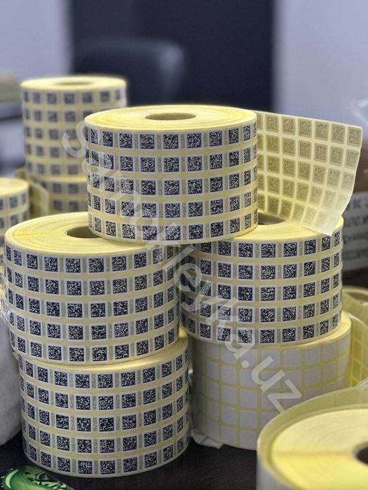 Самоклеющаяся термо стикеры от Производителя, Оптовая цена. Этикетки