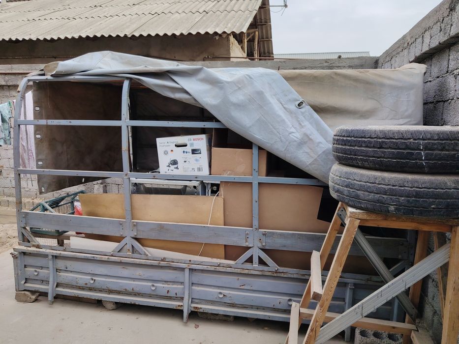 БОРТ с тентом из профиля