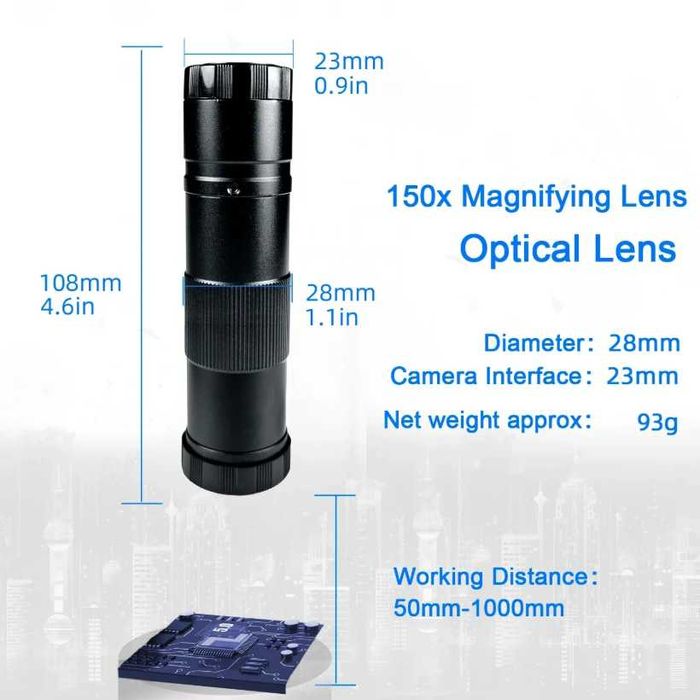 Microscop Digital HDMI 4K 150X Zoom Yizhan electronice reparatii SMd