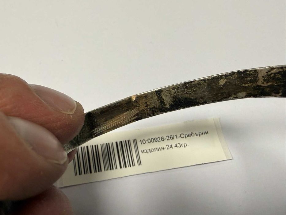 Дамска сребърна гривна - 24.43гр.