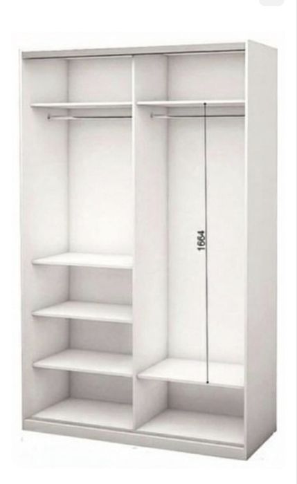 Шкаф-купе с зерколом 1,32×0,60×2,40 м