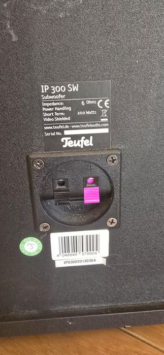Sinbwoofer Teufel IP300SW