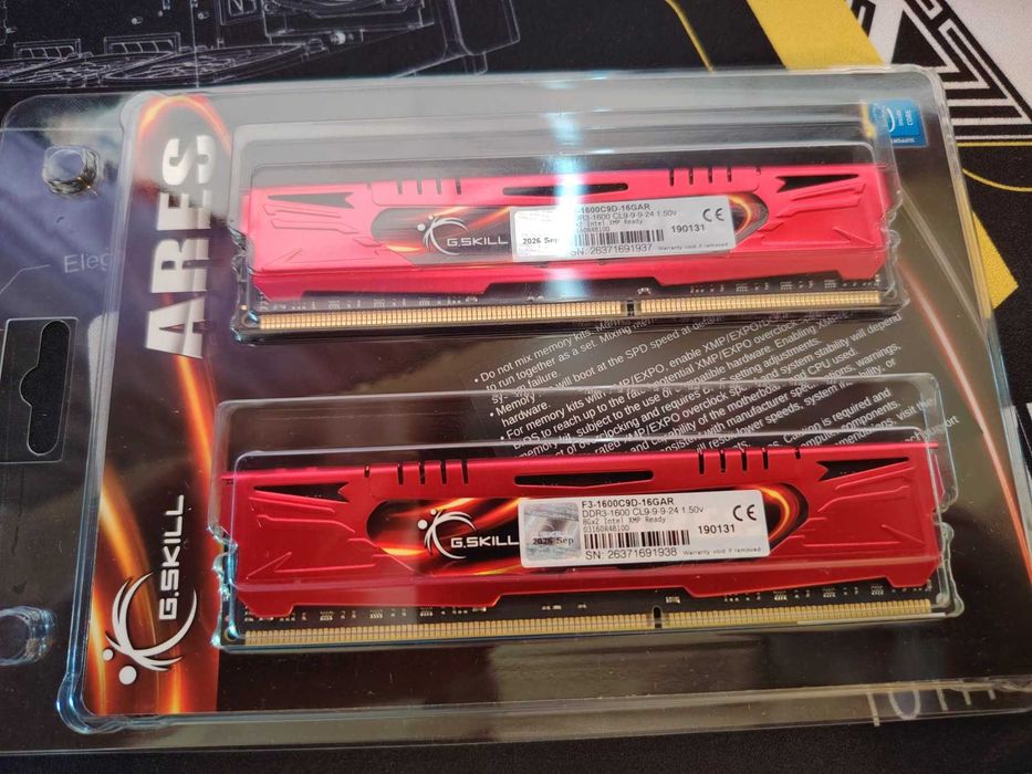 НОВА ! G.Skill Ares 2x8GB 16GB DDR3 1600Mhz