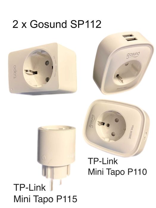 4 prize inteligente (Gosund + Tapo) – set complet, perfect funcționale