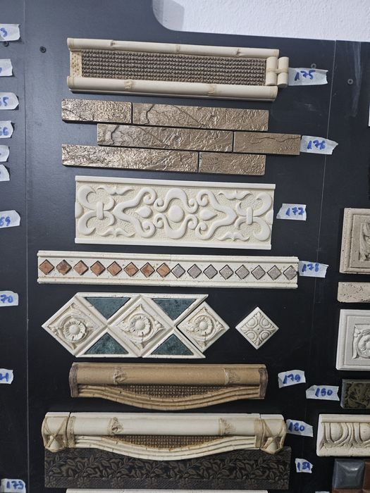 Elemente decorative din marmură și travertin  brâuri, baghete, profile