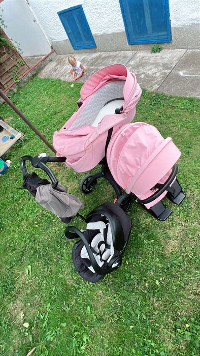 Cărucior stokke v6 pink