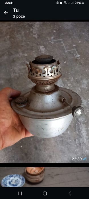 Lampă cu petrol, gaz lampant