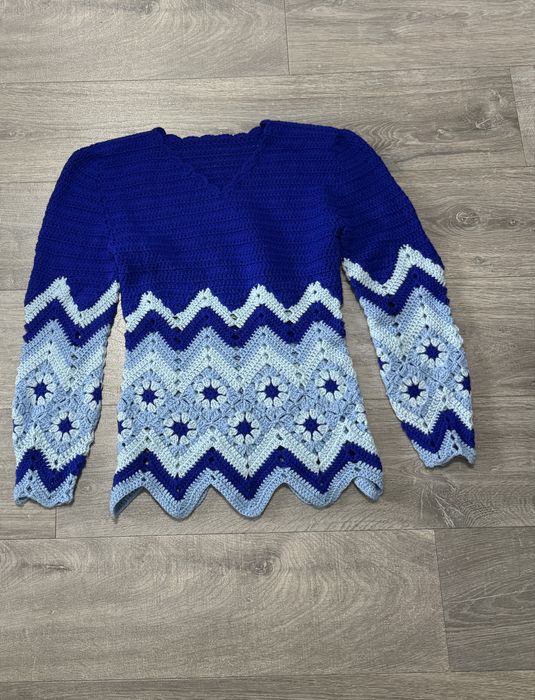 Pulover crosetat manual - marime S-