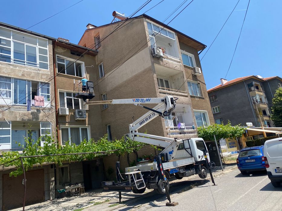 Услуги с автовишка