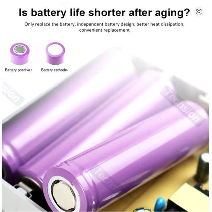 Alimentator UPS 12V, baterie de 4600 mAh, Protectie la supraincarcare