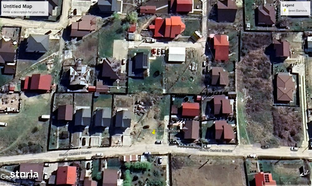 Teren 500 mp, în Vișan, Barnova