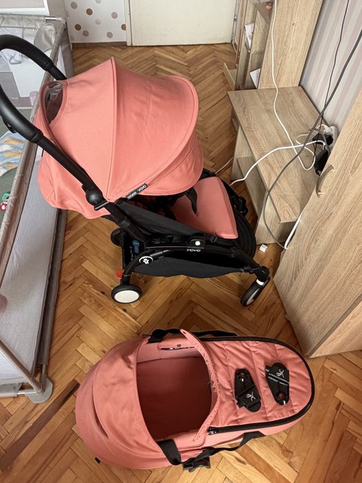Stokke Yoyo 3 ползвана само 2 месеца като нова, кош (0-6), седалка 6+м