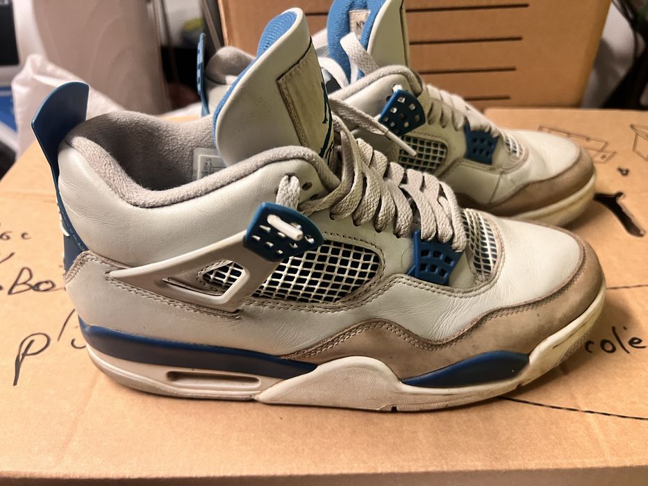 Vand Nike Air Jordan 4 Military Blue
