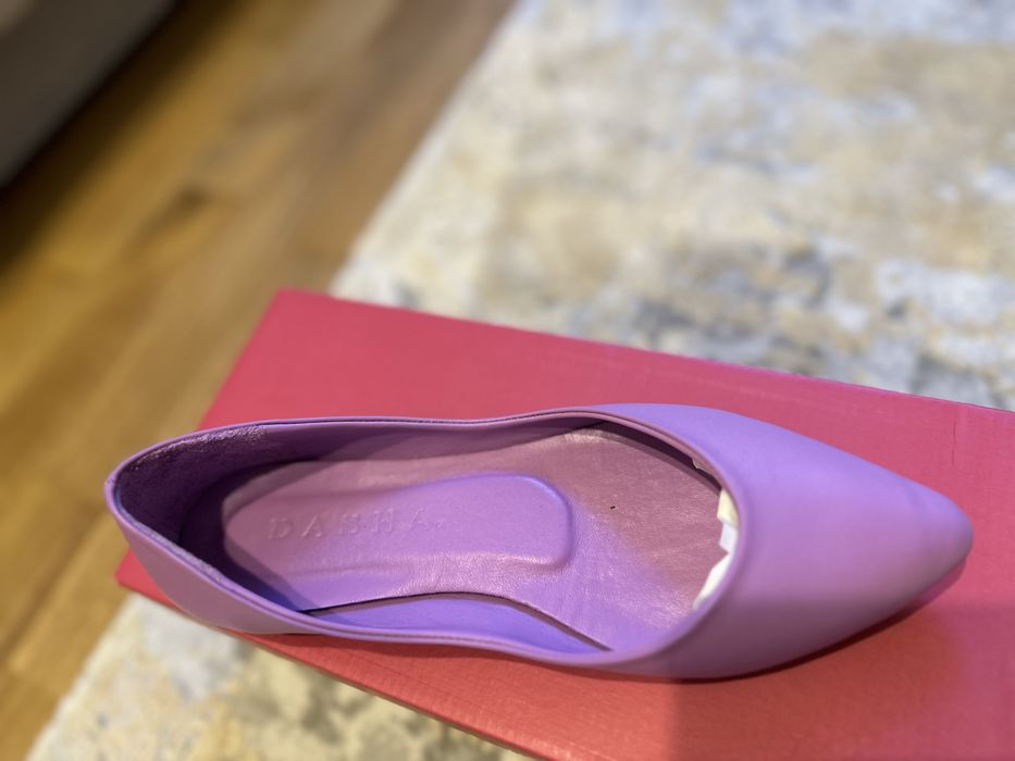 Balerini de piele naturala Dasha