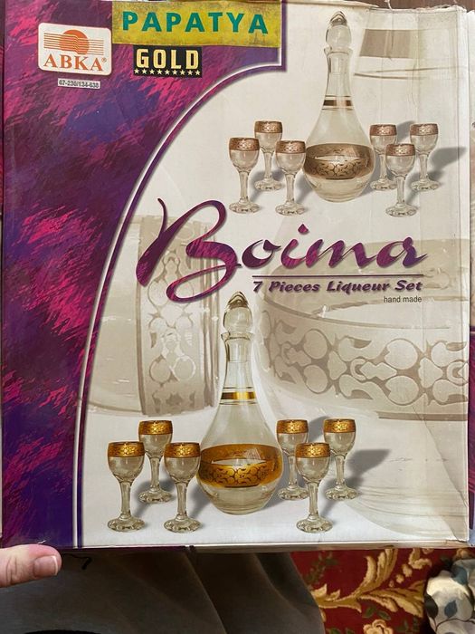 Хрустальный Сервиз ручной работы фирмы Papatya