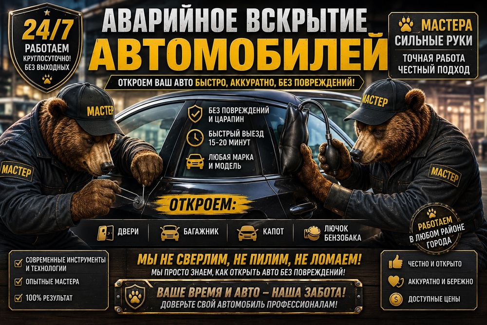 Открыть авто.вскрыть авто .открыть дверь авто.ашу авто 24/7